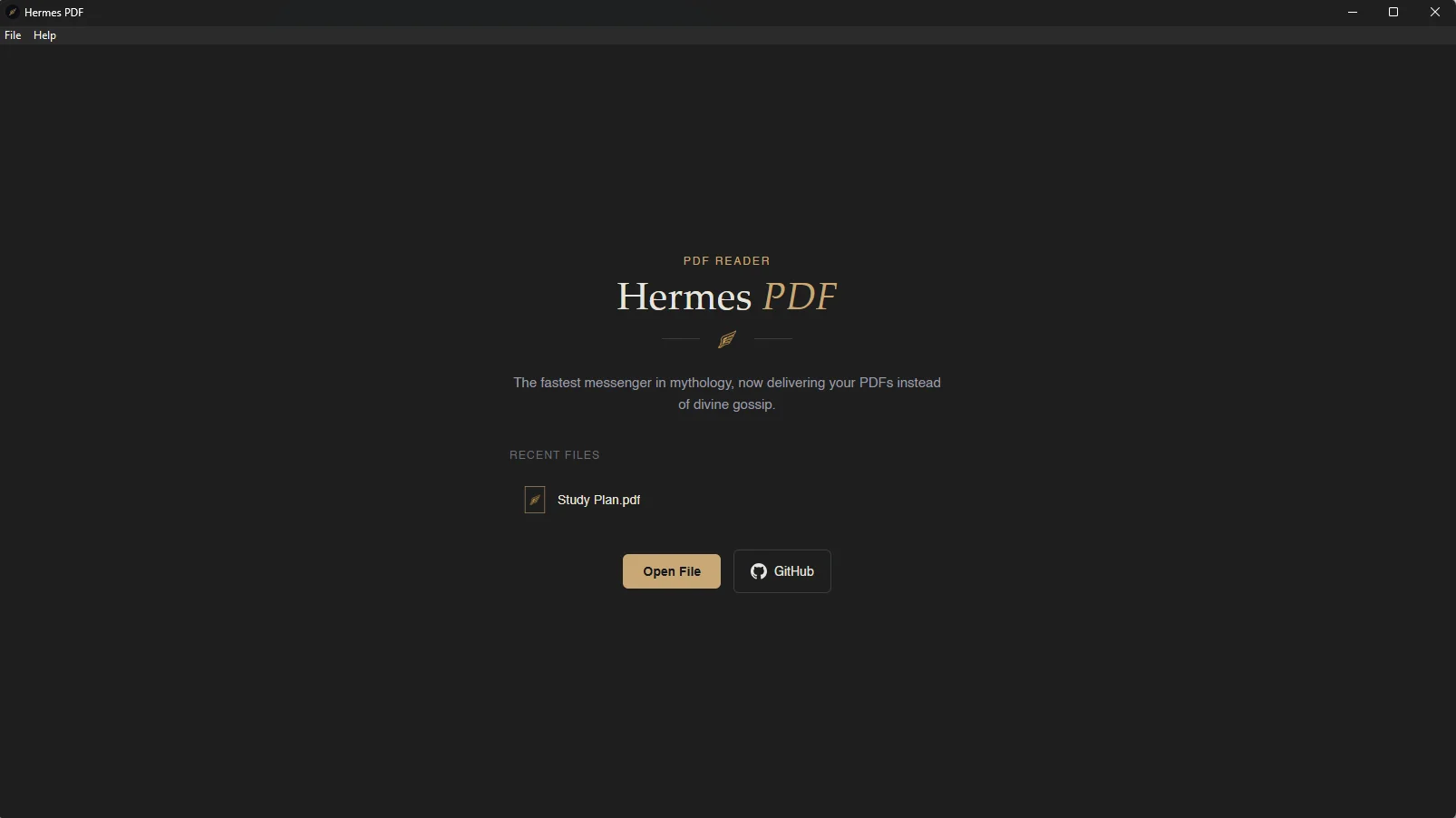 Hermes PDF Reader screengrab